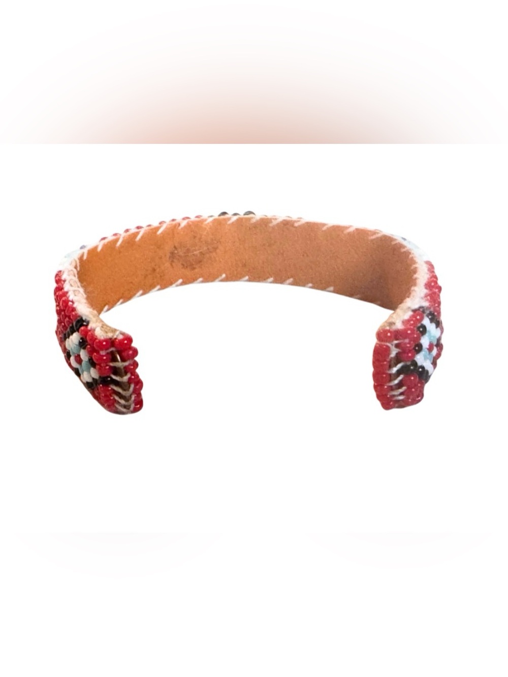 Vintage Native Seed Bead Bracelet (2 ). - Picture 3 of 6